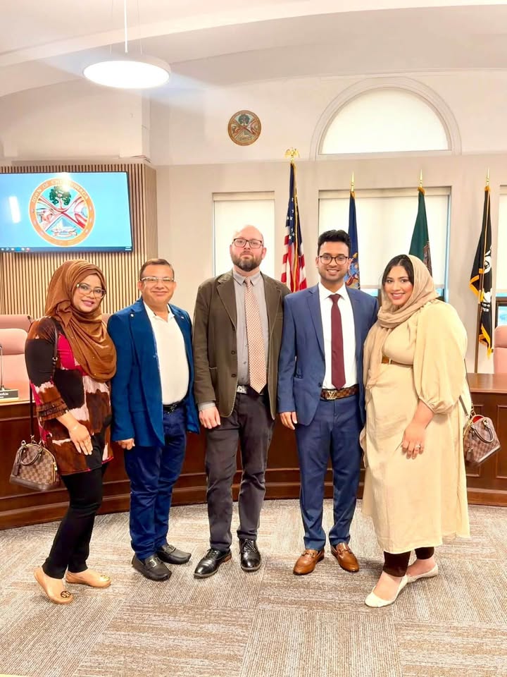 Congratulations Councilmember Rahman on your appointment to the Town Council last night!