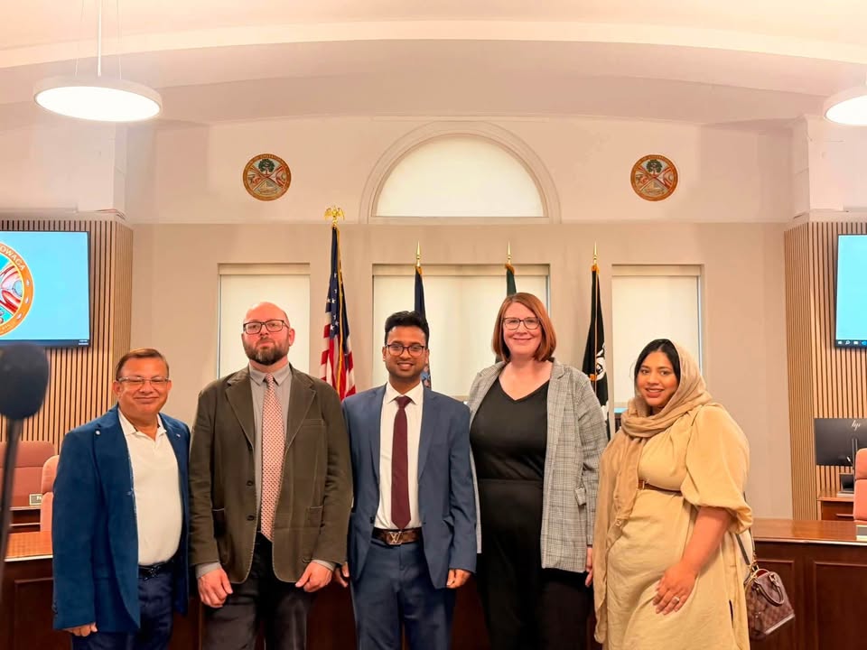 Congratulations Councilmember Rahman on your appointment to the Town Council last night!