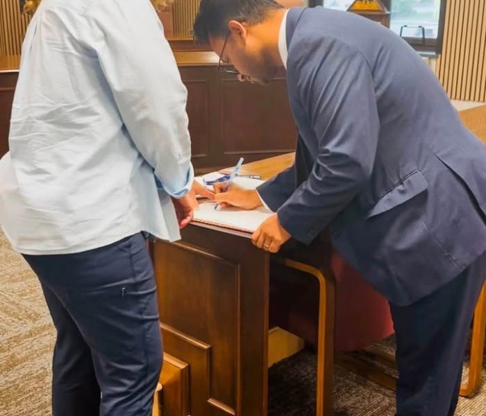 Congratulations Councilmember Rahman on your appointment to the Town Council last night!